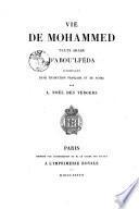 Vie de Mohammed texte arabe d'Abou'lféda