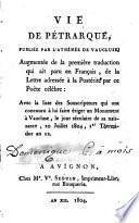 Vie de Pétrarque