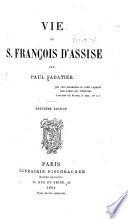 Vie de S. François d'Assise