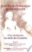 Vie de sa mere, Henriette d'Aguesseau