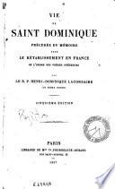 Vie de Saint Dominique
