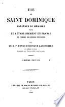 Vie de Saint Dominique