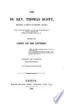Vie du rév. Thomas Scott