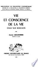 Vie et conscience de la vie