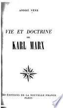 Vie et doctrine de Karl Marx