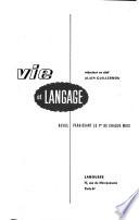 Vie et langage