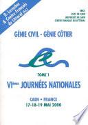 VIèmes Journées Nationales Génie Cotier - Génie Civil Caen 2000