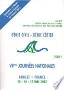 VIIèmes Journées Nationales Génie Cotier - Génie Civil Anglet 2002