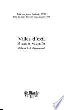 Villes d'exil et autres nouvelles