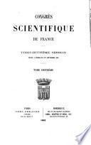 Vingt-huitième session tenue à Bordeaux en septembre 1861