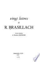 Vingt lettres de R. Brasillach