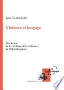 Violence et langage