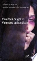 Violences de genre, violences du handicap