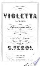 Violetta ... Opéra en quatre actes. Paroles françaises de M. Ed. Duprez