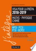 Visa pour la prépa 2018-2019 - Maths-Physique-Chimie
