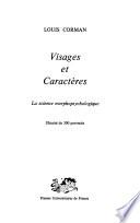 Visages et caractères