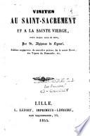 Visites au Saint Sacrement et à la Sainte Vierge pour chaque jour du mois