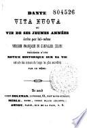 Vita nuova, ou Vie de ses jeunes années écrites par lui-même