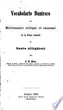 Vocabolario Dantesco
