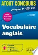 Vocabulaire anglais