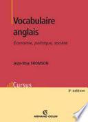 Vocabulaire anglais