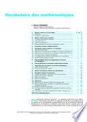 Vocabulaire des Mathematiques