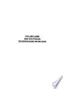 Vocabulaire des nouvelles technologies musicales