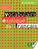 Vocabulaire expliqué du français