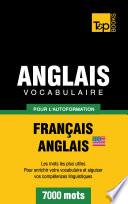 Vocabulaire Français-Anglais américain pour l'autoformation - 7000 mots