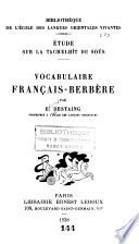 Vocabulaire français-berbère