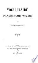 Vocabulaire français-mentonais