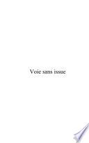 Voie sans issue
