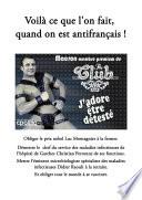 Voilà ce que l'on fait, quand on est antifrançais.