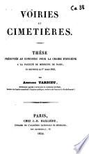 Voiries et cimetières
