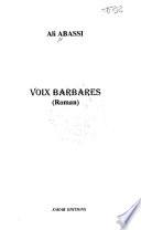 Voix barbares