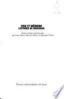 Voix et mémoire