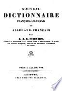 Vollständigstes französisch-deutsches und deutsch-französisches Handwörterbuch