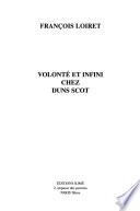 Volonté et infini chez Duns Scot
