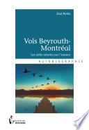 Vols Beyrouth-Montréal