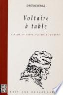 Voltaire à table