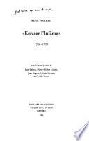 Voltaire en son temps: Ecraser l'infâme, 1759-1770