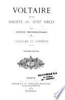 Voltaire et la société française au XVIIIe siècle