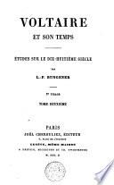 Voltaire et son temps