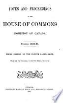 Votes and Proceedings - House of Commons