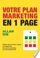 Votre plan marketing en 1 page