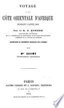 Voyage à la côte orientale d'Afrique pendant l'année 1866