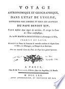 Voyage astronomique et geographique, dans l'Etat de l'Eglise, entrepris par l'ordre et sous les auspices du Pape Benoit 14, pour mesurer deux degres du meridien, & corriger la carte de l'etat ecclesiastique, par ... Maire & Boscovich ... Traduit du latin, augmente de notes & d'extraits de nouvelles mesures de degres faites en Italie ..
