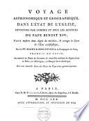 Voyage astronomique et géographique dans lÉtat de l'Eglise