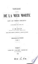Voyage autour de la mer Morte et dans les terres bibliques