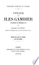 Voyage aux îles Gambier (archipel de Mangarèva)